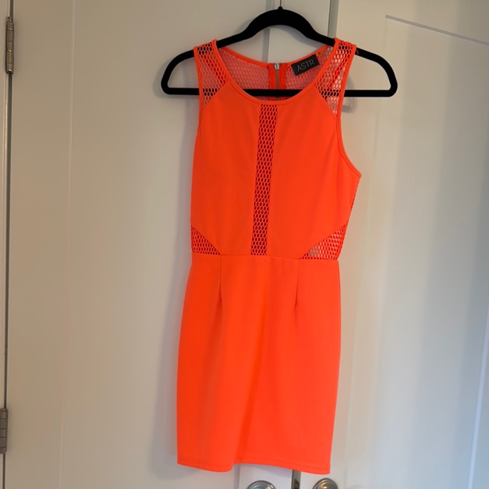 ASTR Women's Orange Dress